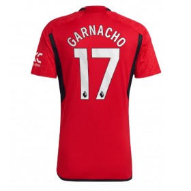 Manchester United Alejandro Garnacho #17 Hemmakläder 2023-24 Kortärmad